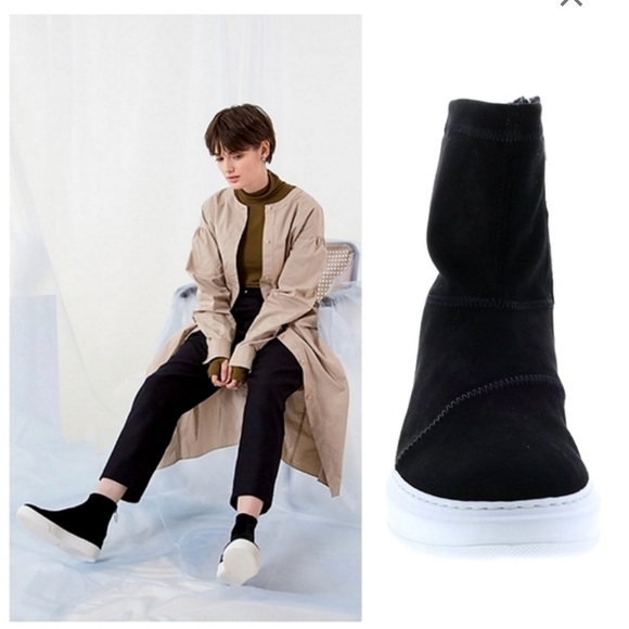 AQUATALIA LIDIA WATERPROOF SUEDE STRETCH SIDE-ZIP LIFESTYLE BOOTS SNEAKERS Sz10 - Picture 16 of 16